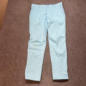 Nike Golf Modern Fit Dri Fit Mens Light Blue Athletic Golf Pants Size 32 30
